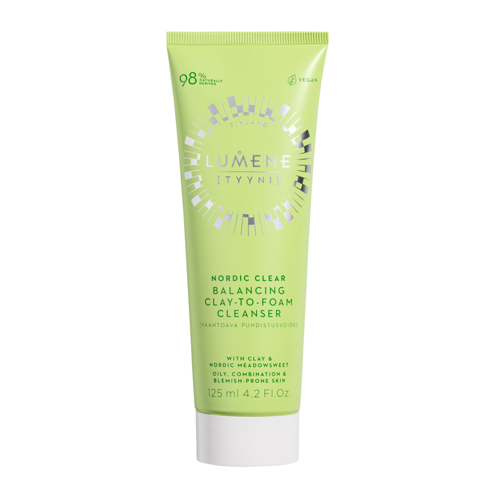 LUMENE NORDIC CLEAR BALANCING CLAY-TO-FOAM CLEANSER 125ML 82665