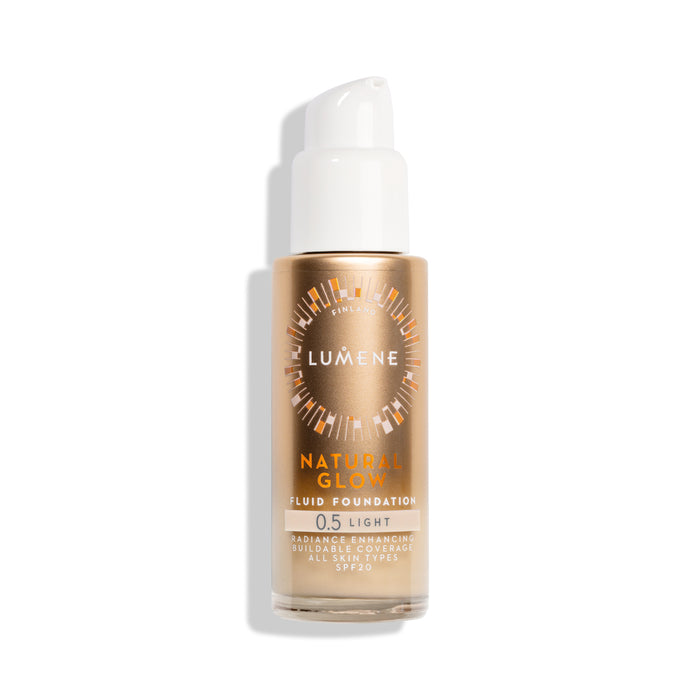 LUMENE NATURAL GLOW FLUID FOUNDATION SPF20 8326